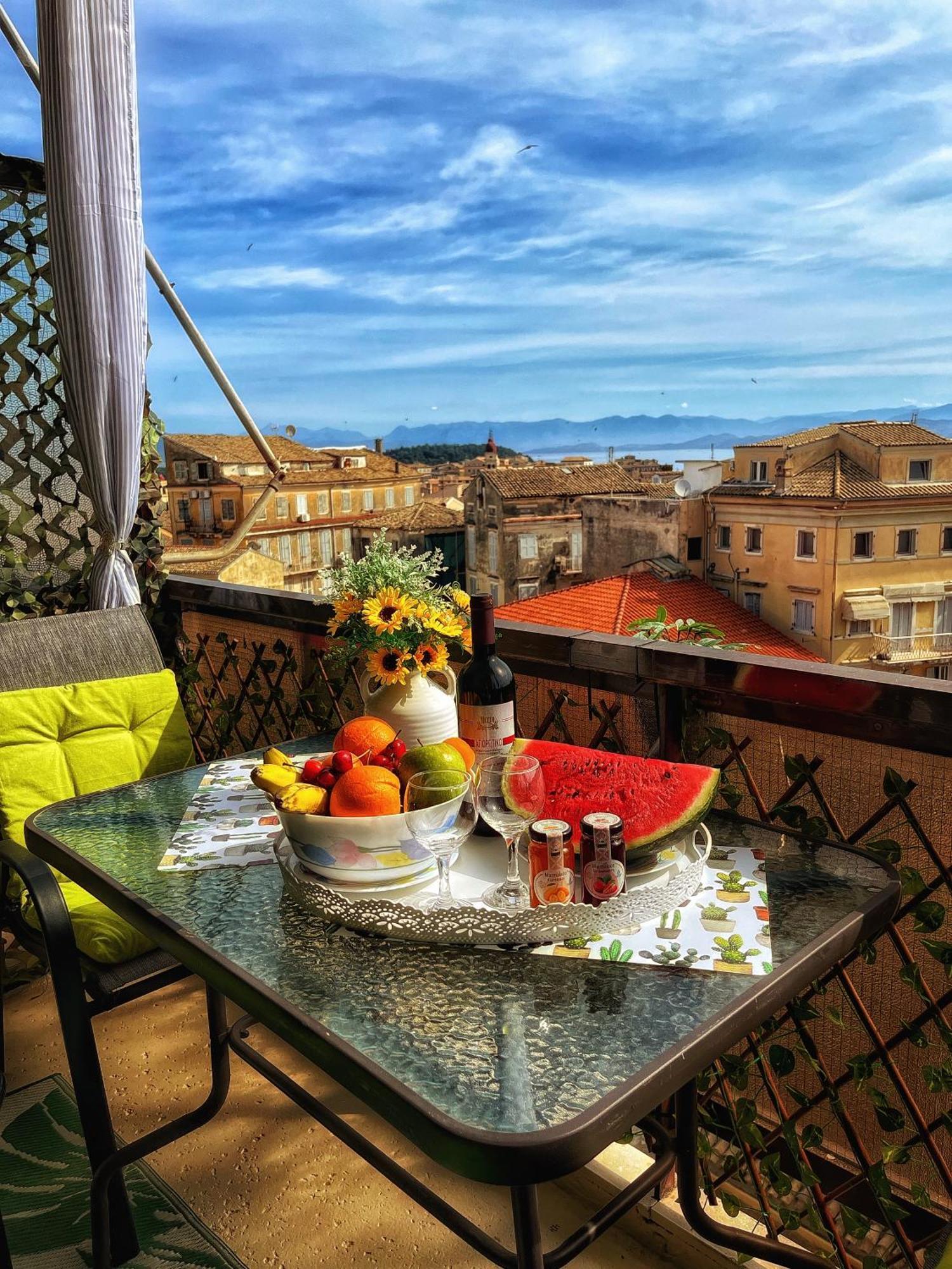 Corfu Panoramic View All The City Екстер'єр фото